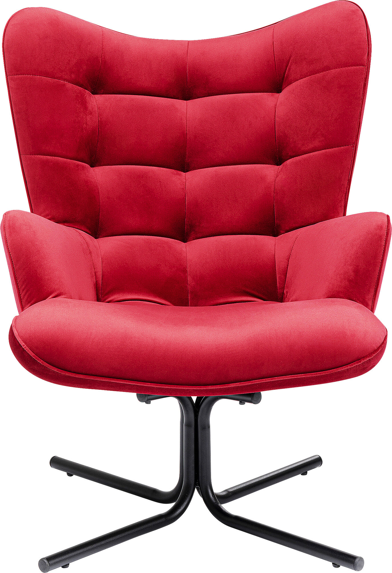 Drehsessel Oscar Velvet Rot – Grafik-1.