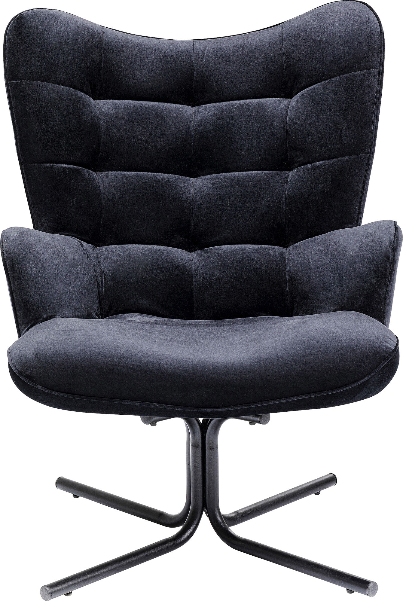 Drehsessel Oscar Velvet Schwarz – Grafik-1.