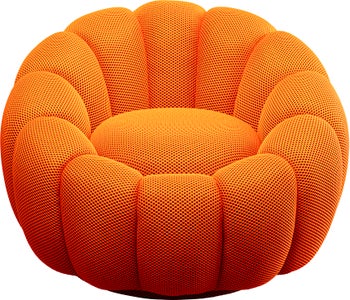 Drehsessel Peppo Bloom Orange – Grafik-1.