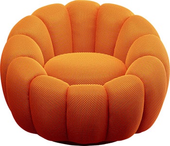 Drehsessel Peppo Bloom Orange – Grafik-1.