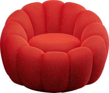 Drehsessel Peppo Bloom Rot – Grafik-1.