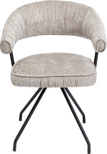 Drehstuhl Arabella Silber - Einzelstück – Grafik-1.