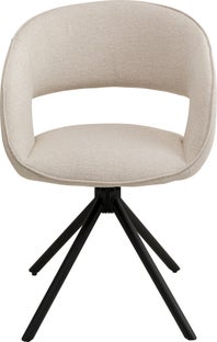 Drehstuhl Gina Greige Schwarz – Grafik-1.