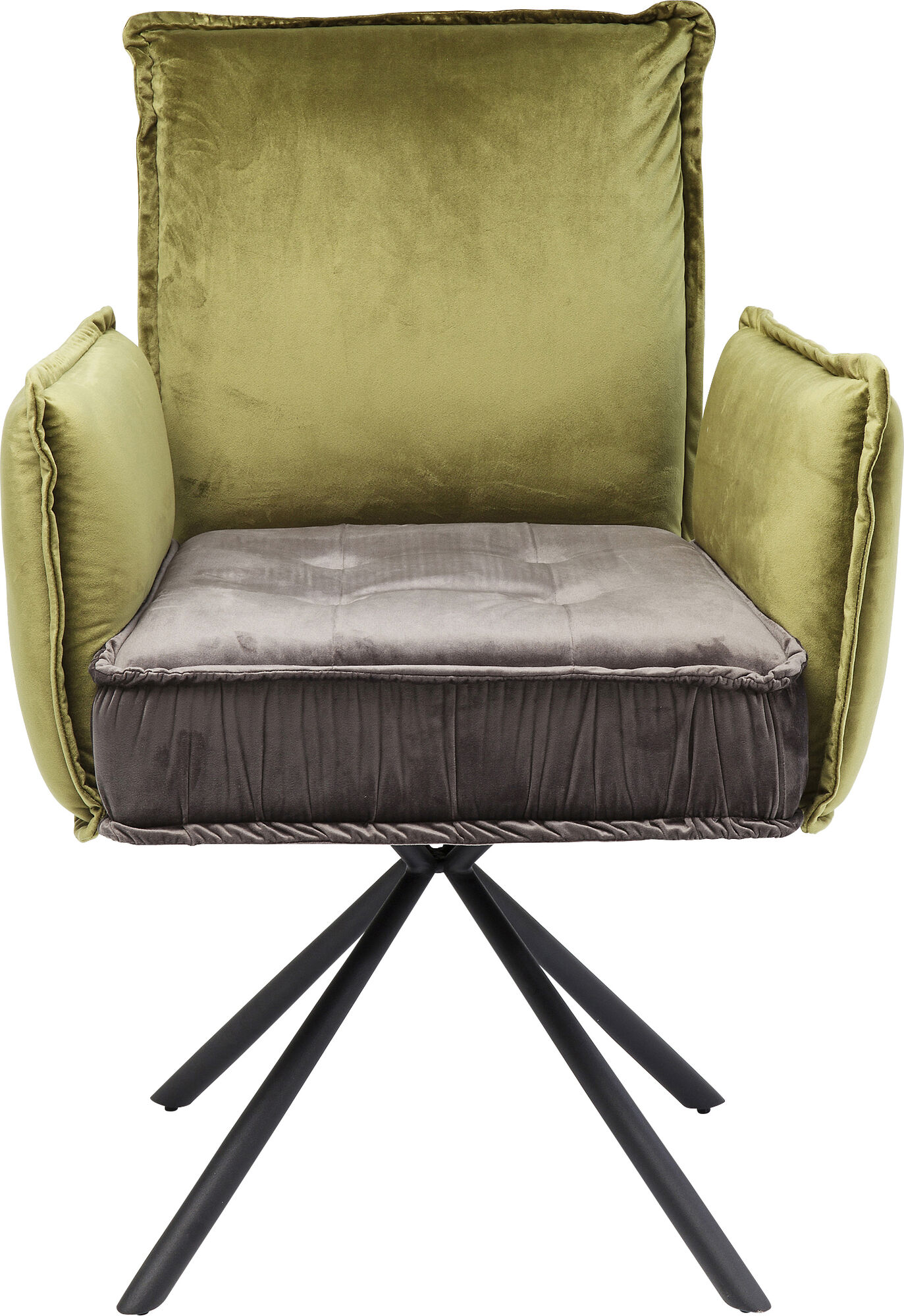 Drehstuhl mit Armlehnen Chelsea Grün – Grafik-1.