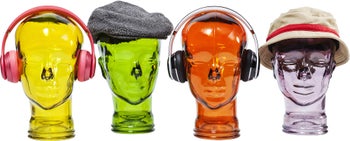 Kopfhörerständer Transparent Sortiert 29cm – Grafik-1.