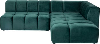 Ecksofa Belami Velvet Dunkelgrün Rechts 265cm – Grafik-1.