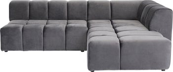 Ecksofa Belami Velvet Grau Rechts – Grafik-1.