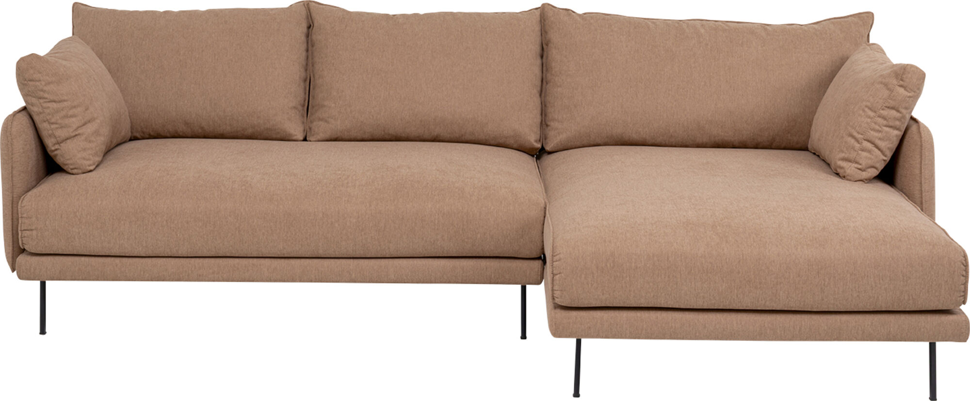 Ecksofa Edna Hellbraun Rechts 270cm – Grafik-1.