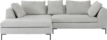 Ecksofa Gianni Cord Grau Links – Grafik-1.