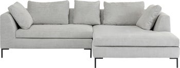Ecksofa Gianni Cord Grau Rechts – Grafik-1.