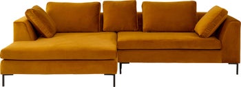 Ecksofa Gianni Velvet Gold 290cm Links – Grafik-1.