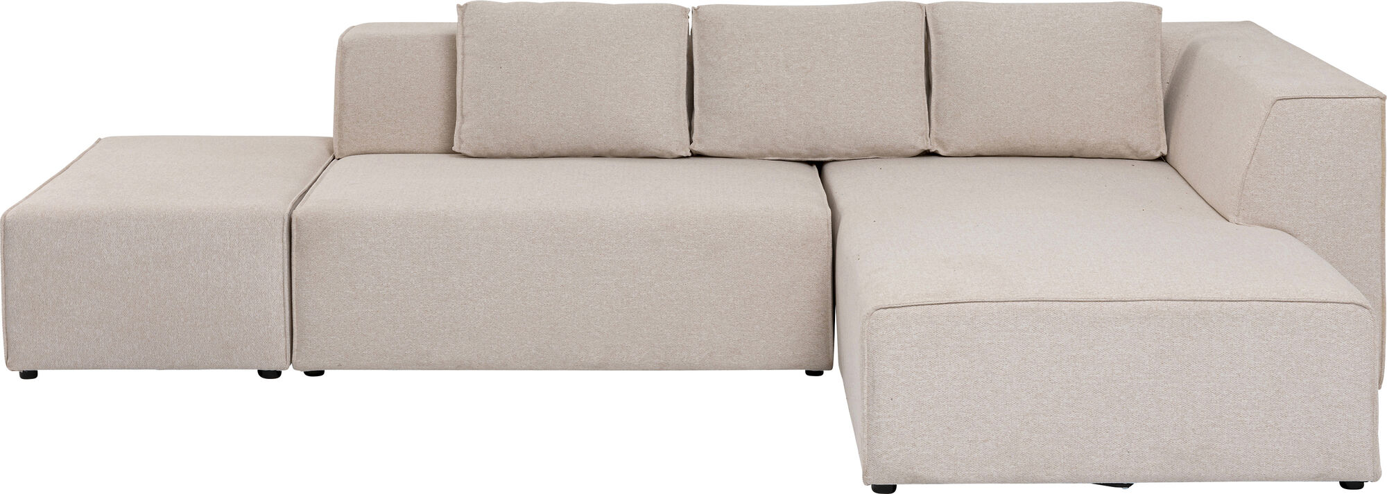 Ecksofa Infinity Ottomane Creme Rechts – Grafik-1.