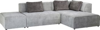 Ecksofa Infinity Ottomane Grau Rechts – Grafik-1.