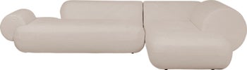 Produkt: Ecksofa Soft Edge Rechts Creme.