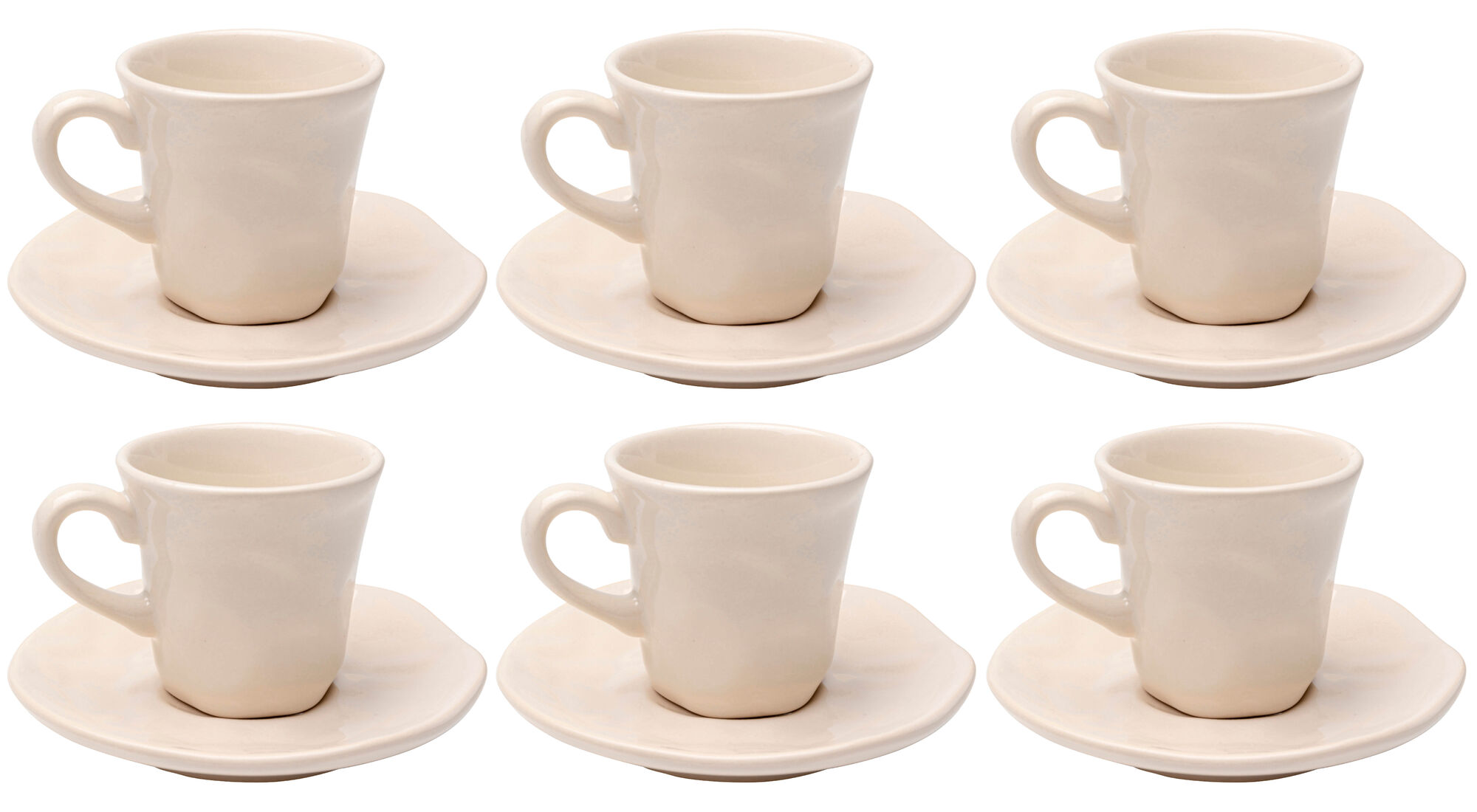 Espressotasse Organic Creme (6/tlg.)