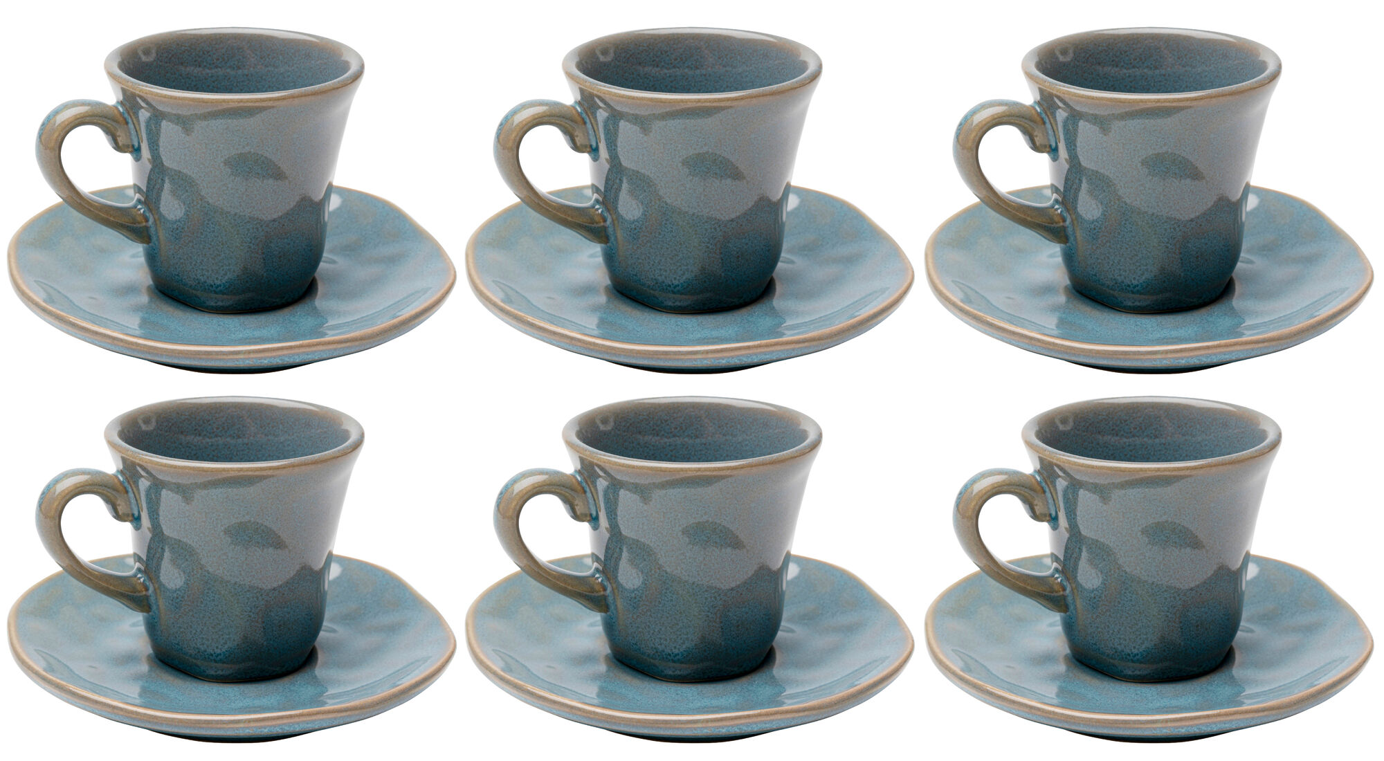 Espressotasse Organic Türkis (6/tlg.) – Grafik-1.
