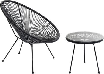 Produkt: Gartenset Acapulco 2tlg Schwarz.