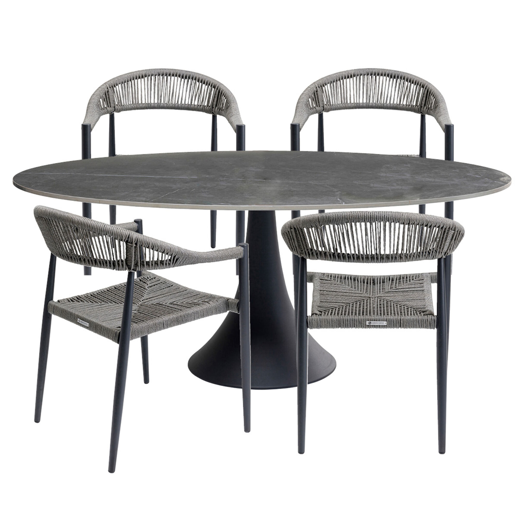 Gartenset Palma Possibilita 180cm Grau 5/Set