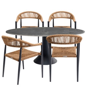 Gartenset Palma Possibilita 180cm Nature 5/Set – Grafik-1.