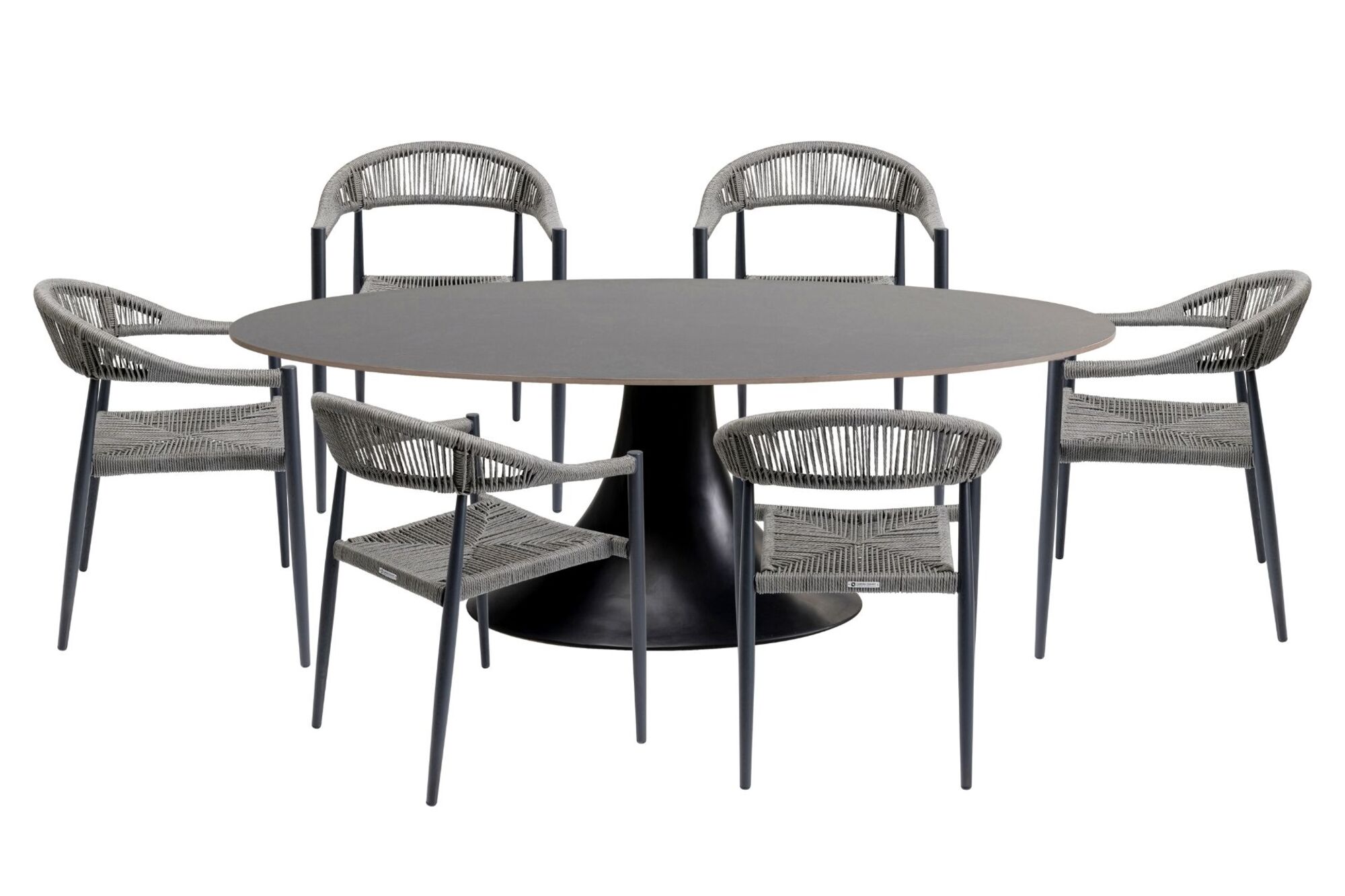Gartenset Palma Possibilita 220cm Grau 7/Set – Grafik-1.