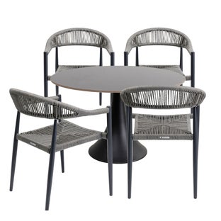 Gartenset Palma Possibilita Ø120cm Grau 5/Set – Grafik-1.