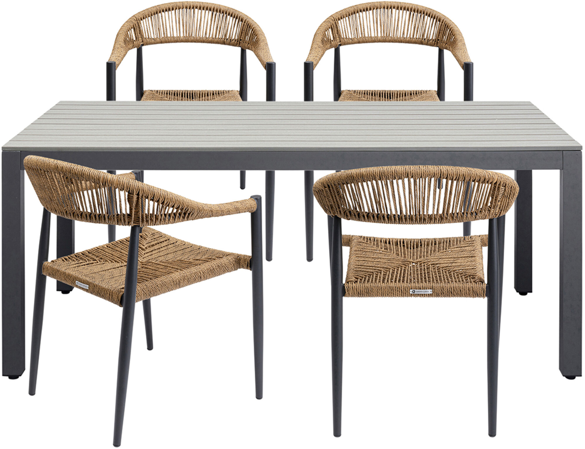 Gartenset Sorento Nature (5/tlg.) – Grafik-1.