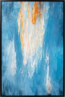 Gerahmtes Bild Artistas Blau 120x180cm – Grafik-1.