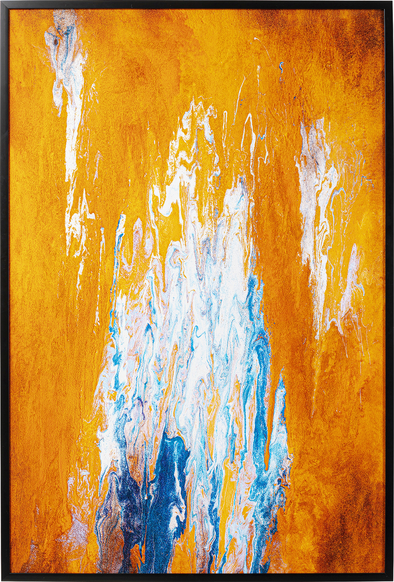Gerahmtes Bild Artistas Orange 120x180cm