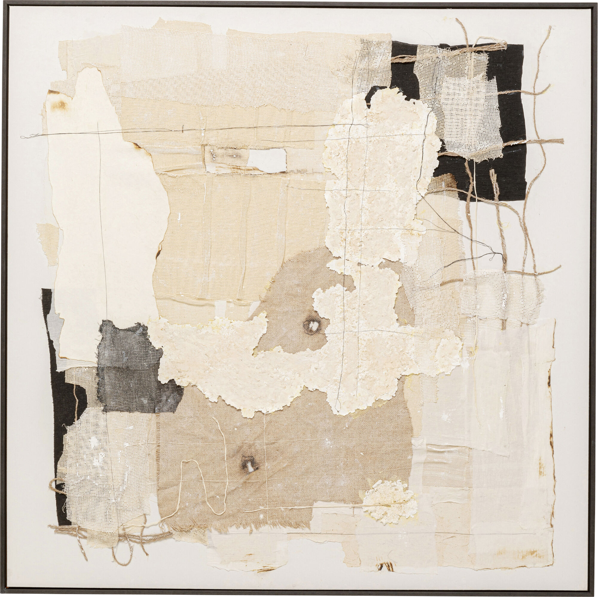 Gerahmtes Bild Arty Collage 120x120cm – Grafik-1.