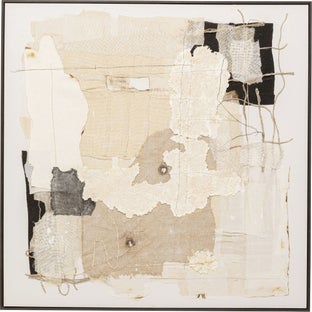 Gerahmtes Bild Arty Collage 120x120cm – Grafik-1.