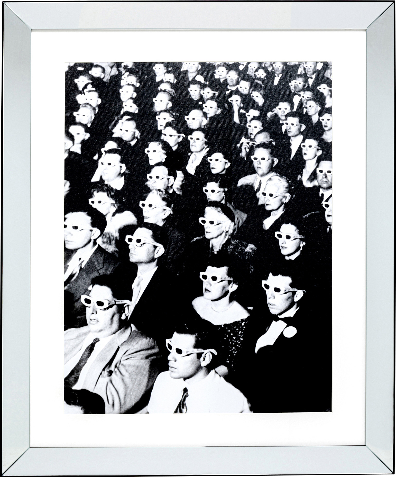 Gerahmtes Bild Audience 85x105cm
