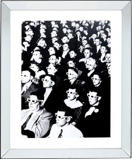 Gerahmtes Bild Audience 85x105cm – Grafik-1.