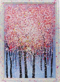 Gerahmtes Bild Blooming Avenue 150x100cm – Grafik-1.