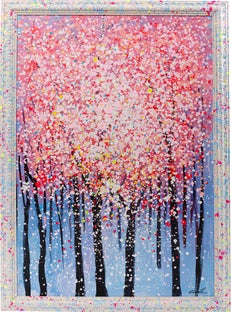 Gerahmtes Bild Blooming Avenue 150x100cm – Grafik-1.