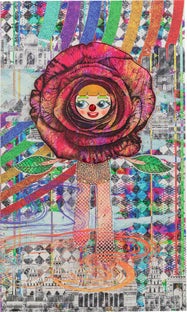 Gerahmtes Bild Blossom Girl 108x180cm – Grafik-1.