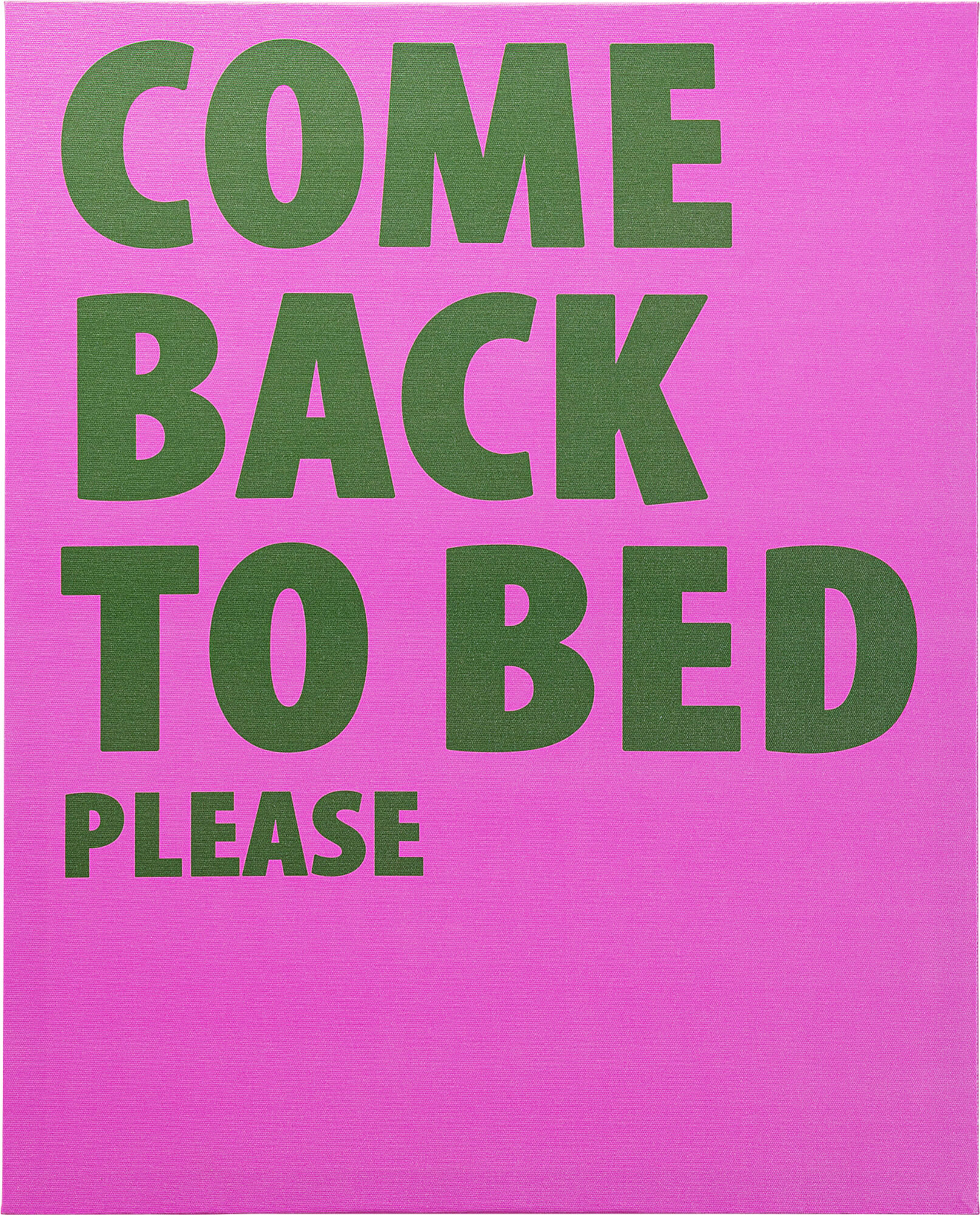 Gerahmtes Bild Come Back To Bed 40x50cm – Grafik-1.