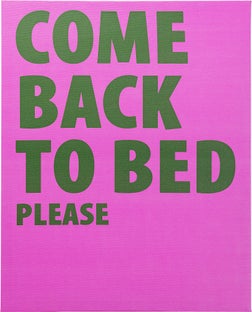 Gerahmtes Bild Come Back To Bed 40x50cm – Grafik-1.