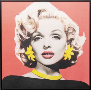 Gerahmtes Bild Diva Blonde 60x60cm – Grafik-1.