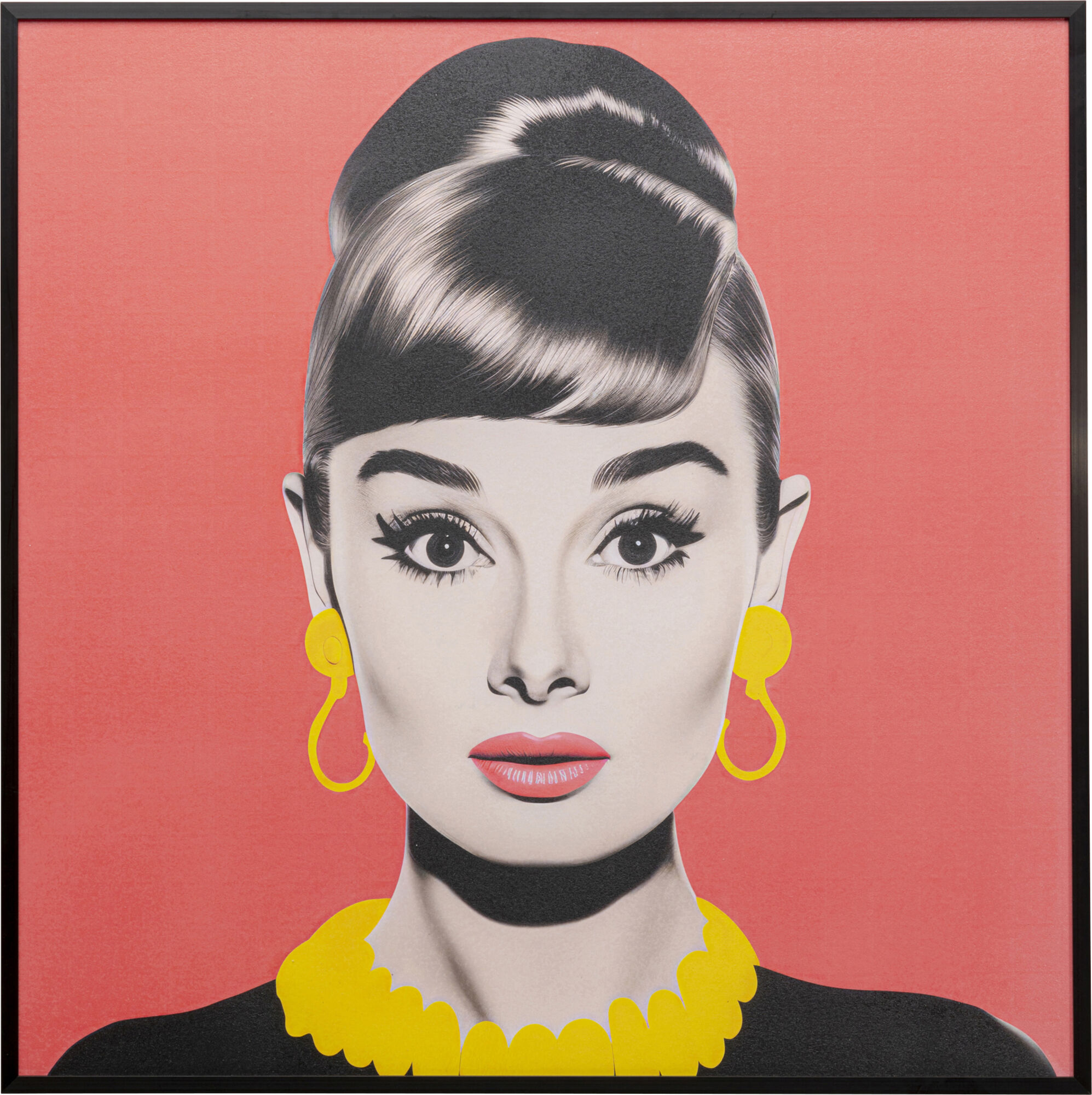 Gerahmtes Bild Diva Brunette 60x60cm – Grafik-1.