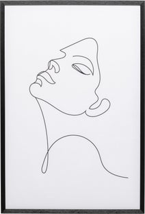 Gerahmtes Bild Drawing Lady 63x93cm – Grafik-1.