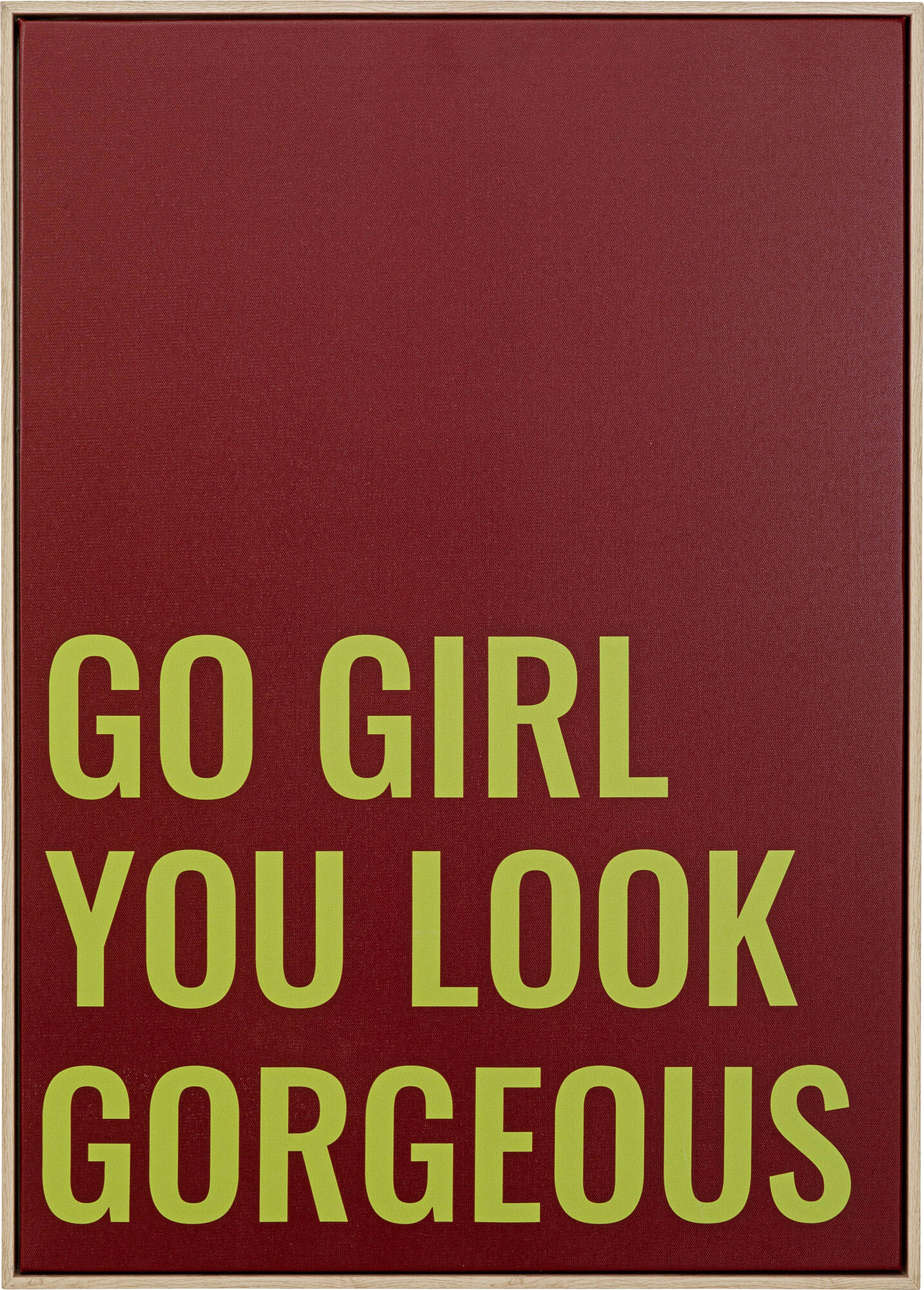 Gerahmtes Bild Go Girl 50x70cm – Grafik-1.