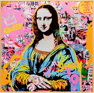 Gerahmtes Bild La Viva Woman 100x100cm – Grafik-1.