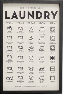 Gerahmtes Bild Laundry 61x41cm – Grafik-1.