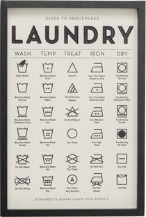 Gerahmtes Bild Laundry 61x41cm – Grafik-1.