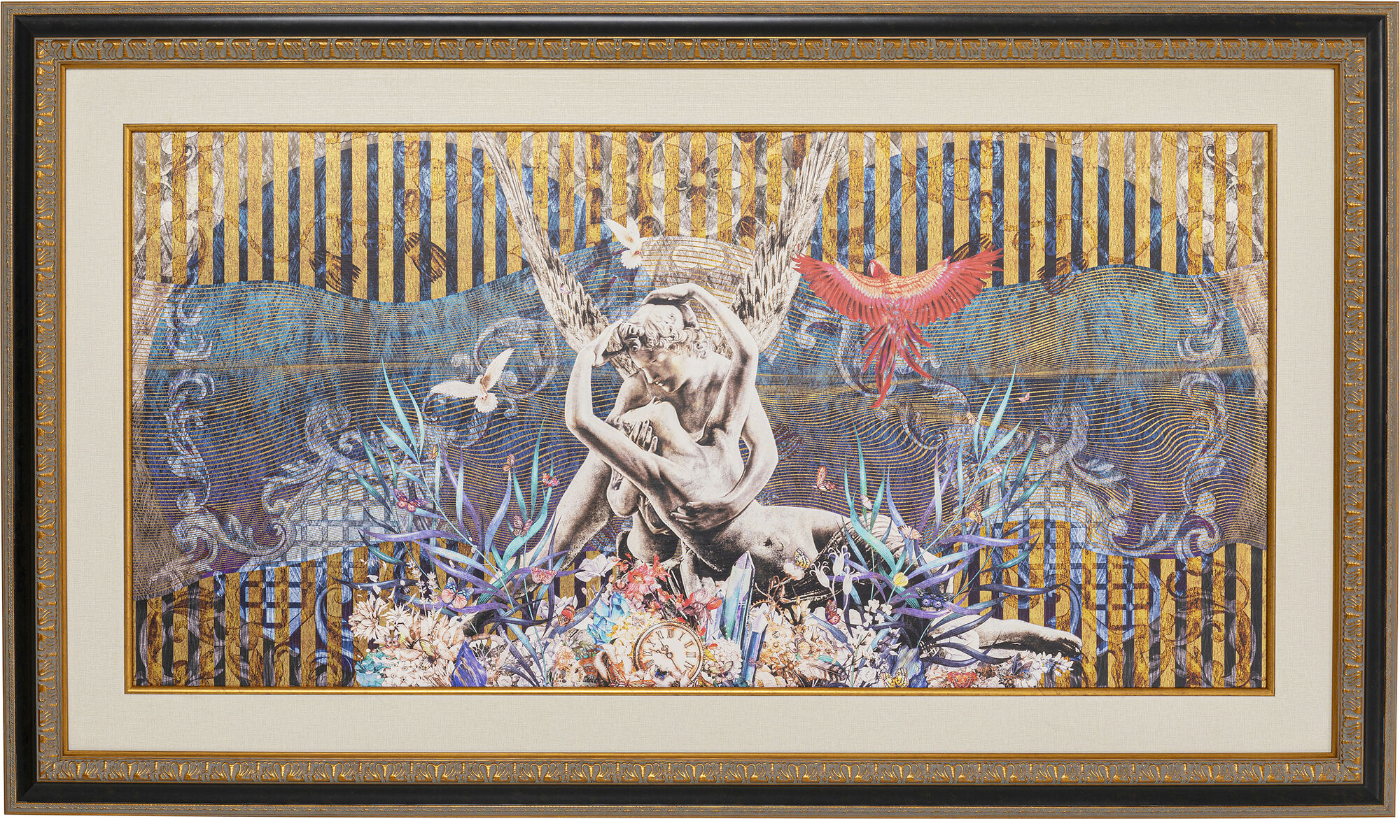 Gerahmtes Bild Lovers 180x106cm – Grafik-1.