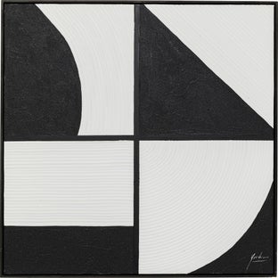 Gerahmtes Bild Modulo 100x100cm – Grafik-1.