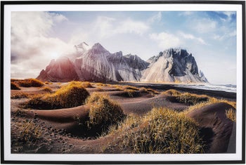 Gerahmtes Bild Mountain View 120x180cm – Grafik-1.