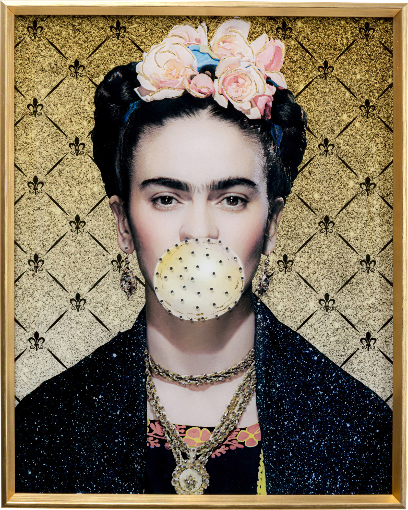 Gerahmtes Bild Muse Bubble Artist 40x50cm