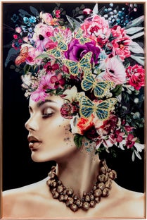 Gerahmtes Bild Muse Glamour 80x120cm – Grafik-1.