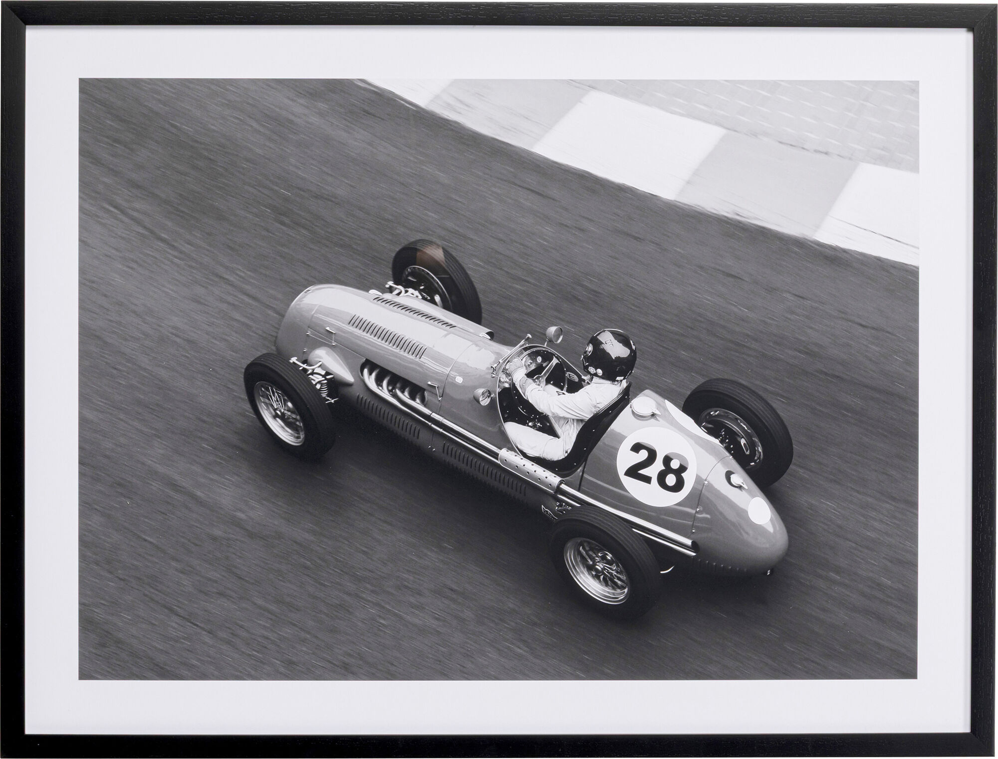 Gerahmtes Bild Old Racing 83x63cm - EInzelstück – Grafik-1.